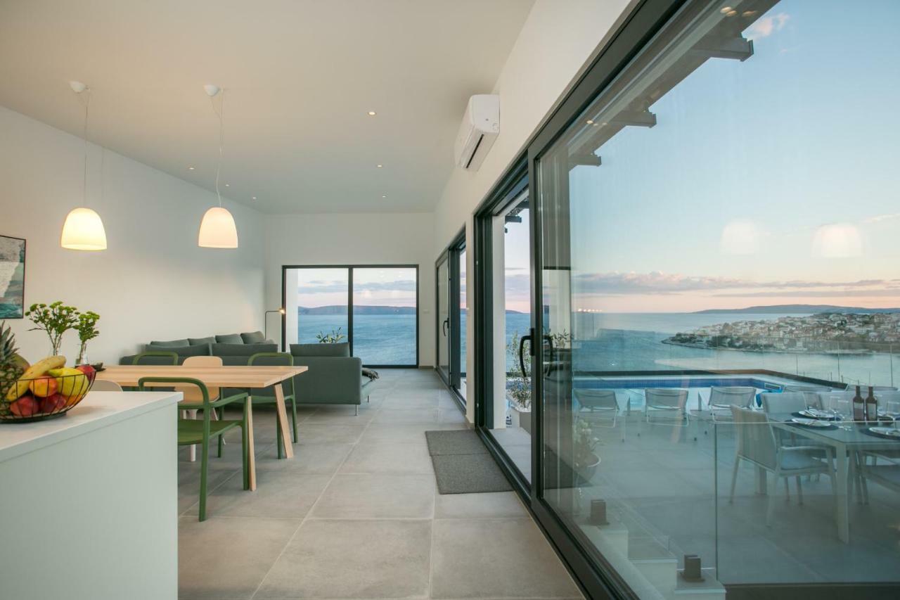 Holiday Home Olive Exclusive - 8 People, Heated Pool, Okrug Gornji, Sea View Трогир Экстерьер фото