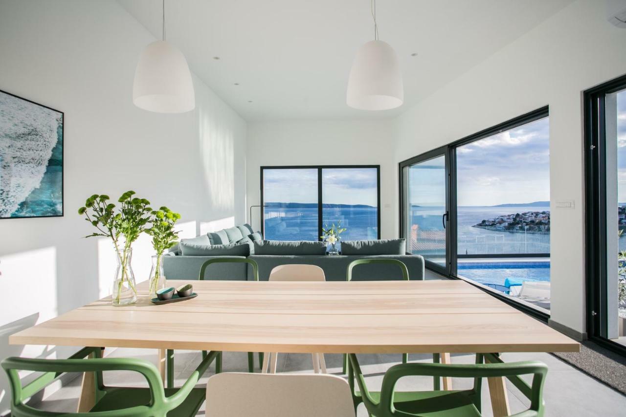 Holiday Home Olive Exclusive - 8 People, Heated Pool, Okrug Gornji, Sea View Трогир Экстерьер фото