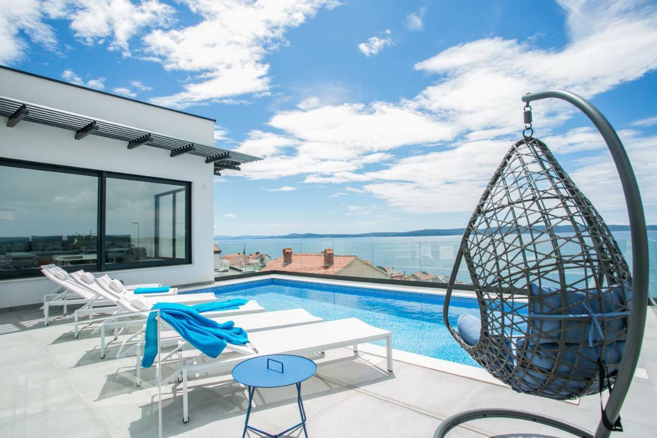 Holiday Home Olive Exclusive - 8 People, Heated Pool, Okrug Gornji, Sea View Трогир Экстерьер фото